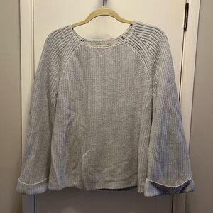 NWOT LOFT Cuffed Ribbed Crewneck Sweater